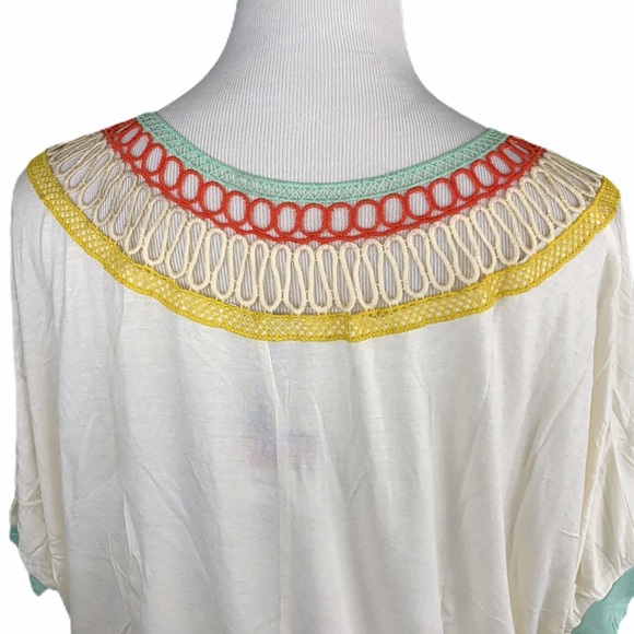 Crochet Scoop Neck Tee - Picture 7 of 11